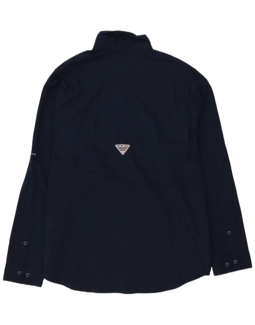 Cămașă Columbia Omni-Shade pentru bărbați din poliester cu carouri mari bleumarin