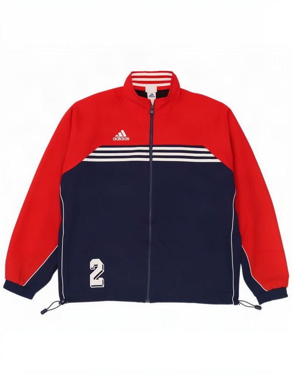 Jachetă de top pentru trening Adidas Loose Fit, pentru bărbați, Marea Britanie 44/46, mare, roșu