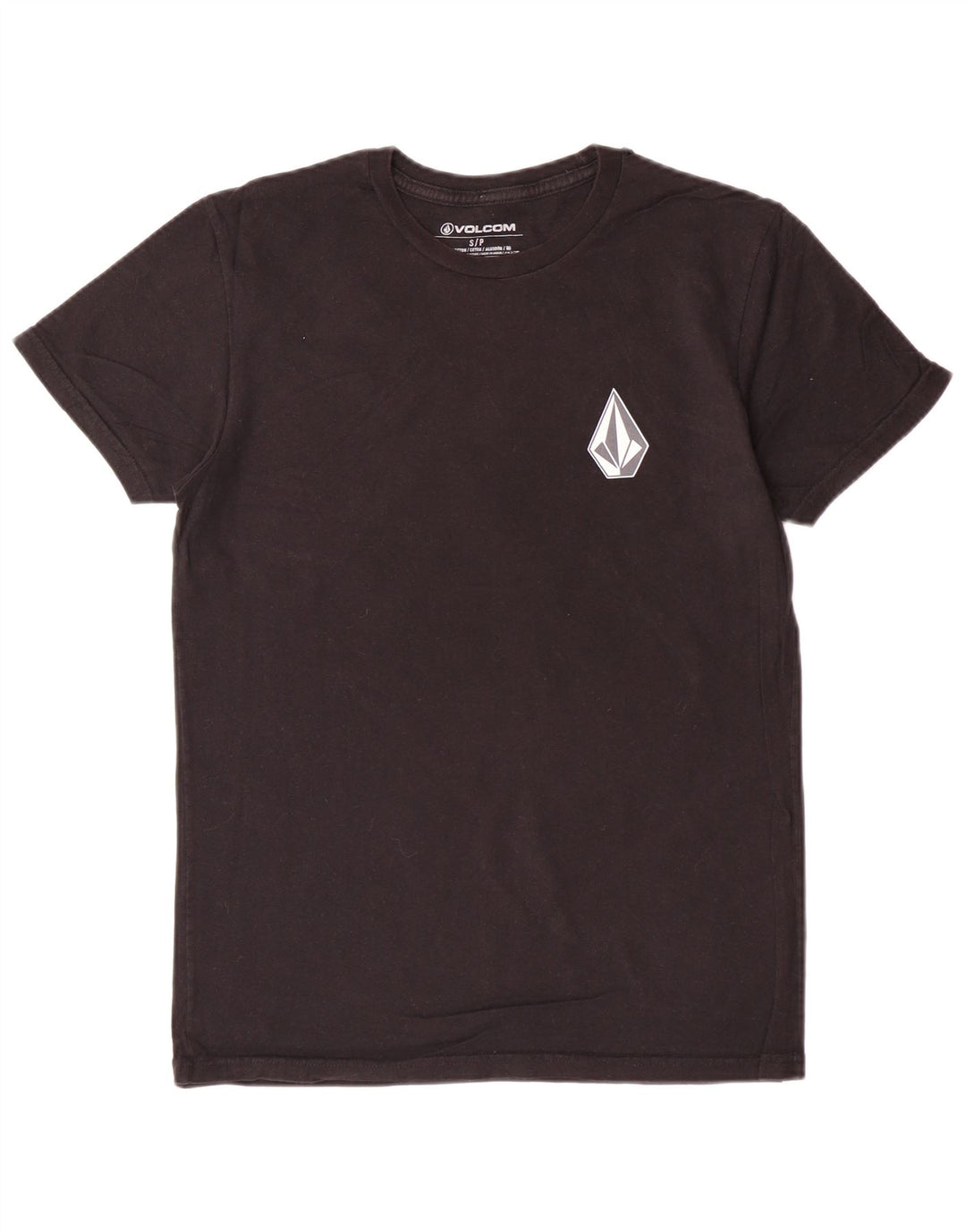 VOLCOM tricou grafic pentru bărbați Top mic bumbac negru