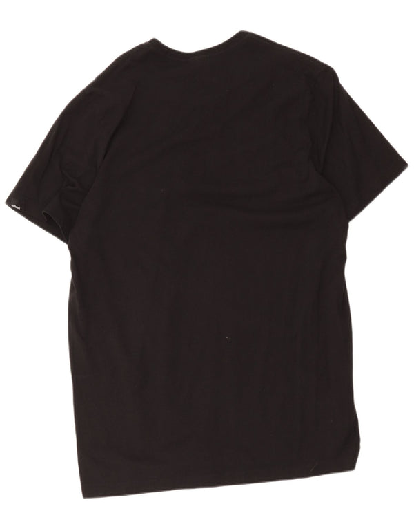 Tricou grafic înalt pentru bărbați Adidas Top XL bumbac negru