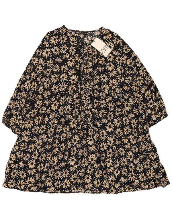 Rochie pentru femei Zara Marea Britanie 20 2XL Bleumarin Floral Viscoza