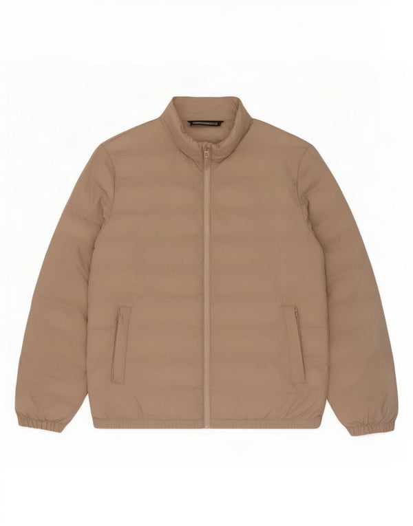 Jachetă căptușită pentru bărbați Zara UK 42 XL poliester bej