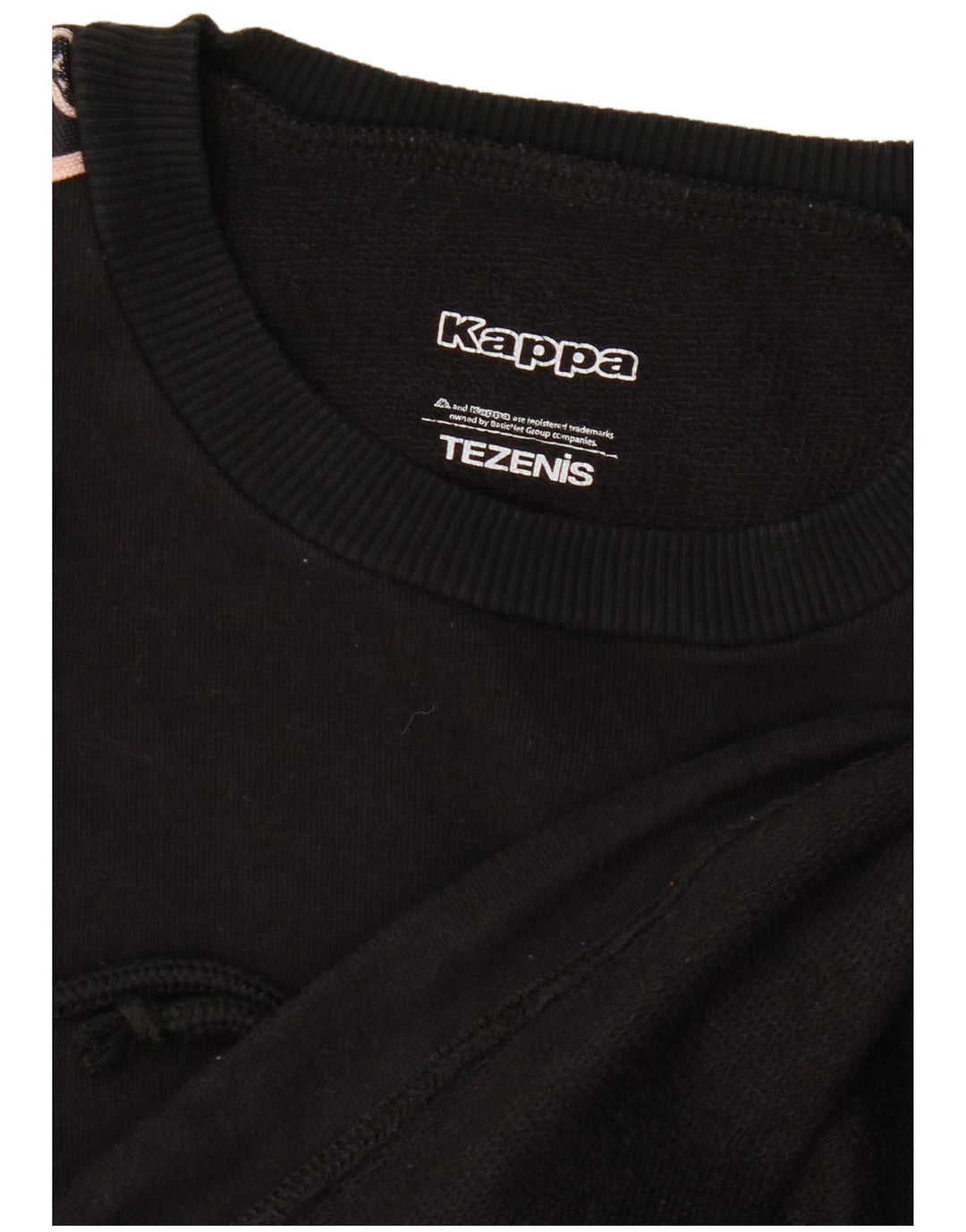 Pulover Kappa Tezenis Graphic pentru femei UK 12 Medium Negru