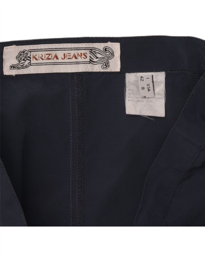KRIZIA JEANS Womens Bubble Skirt IT 42 Medium W30  Navy Blue Vintage Krizia Jeans and Second-Hand Krizia Jeans from Messina Hembry 