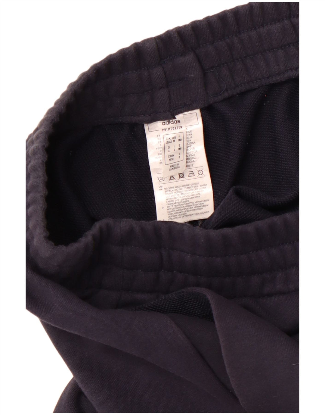 Pantaloni de trening ADIDAS pentru bărbați Joggeri UK 40/42 Bumbac mediu albastru bleumarin