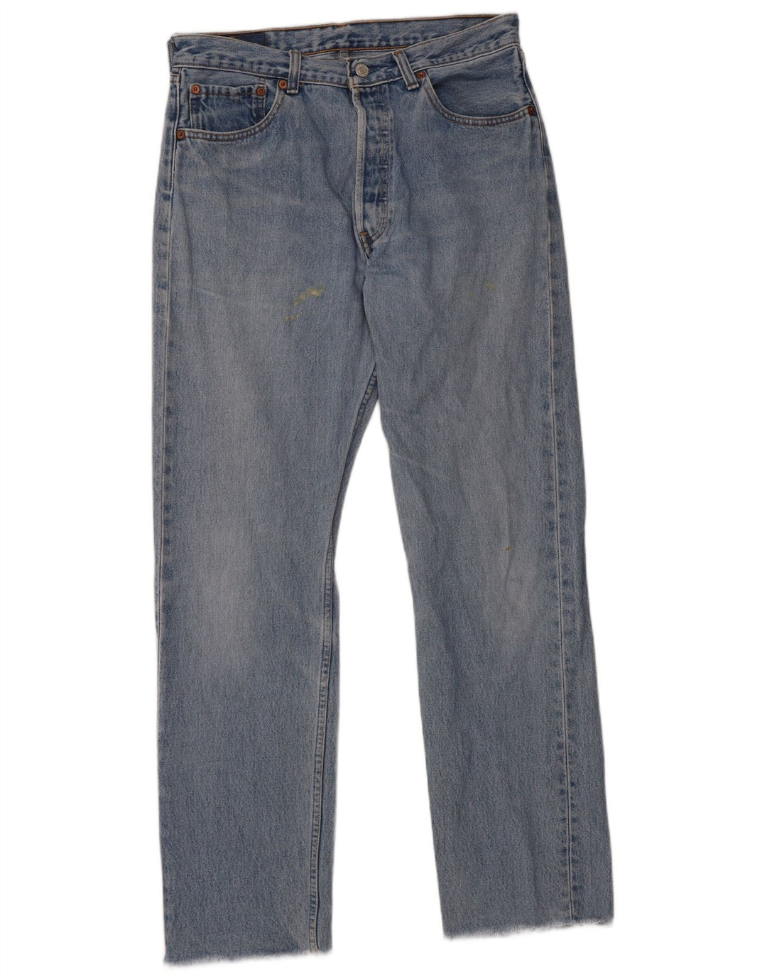 Blugi drepti pentru bărbați Levi's 501 W33 L30 Bumbac albastru