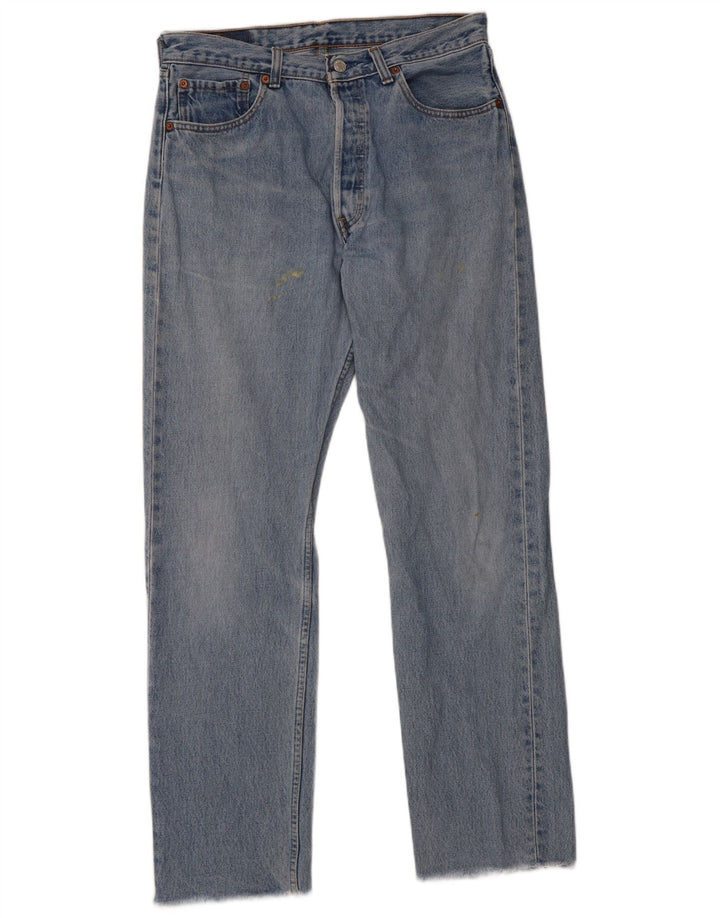 Blugi drepti pentru bărbați Levi's 501 W33 L30 Bumbac albastru