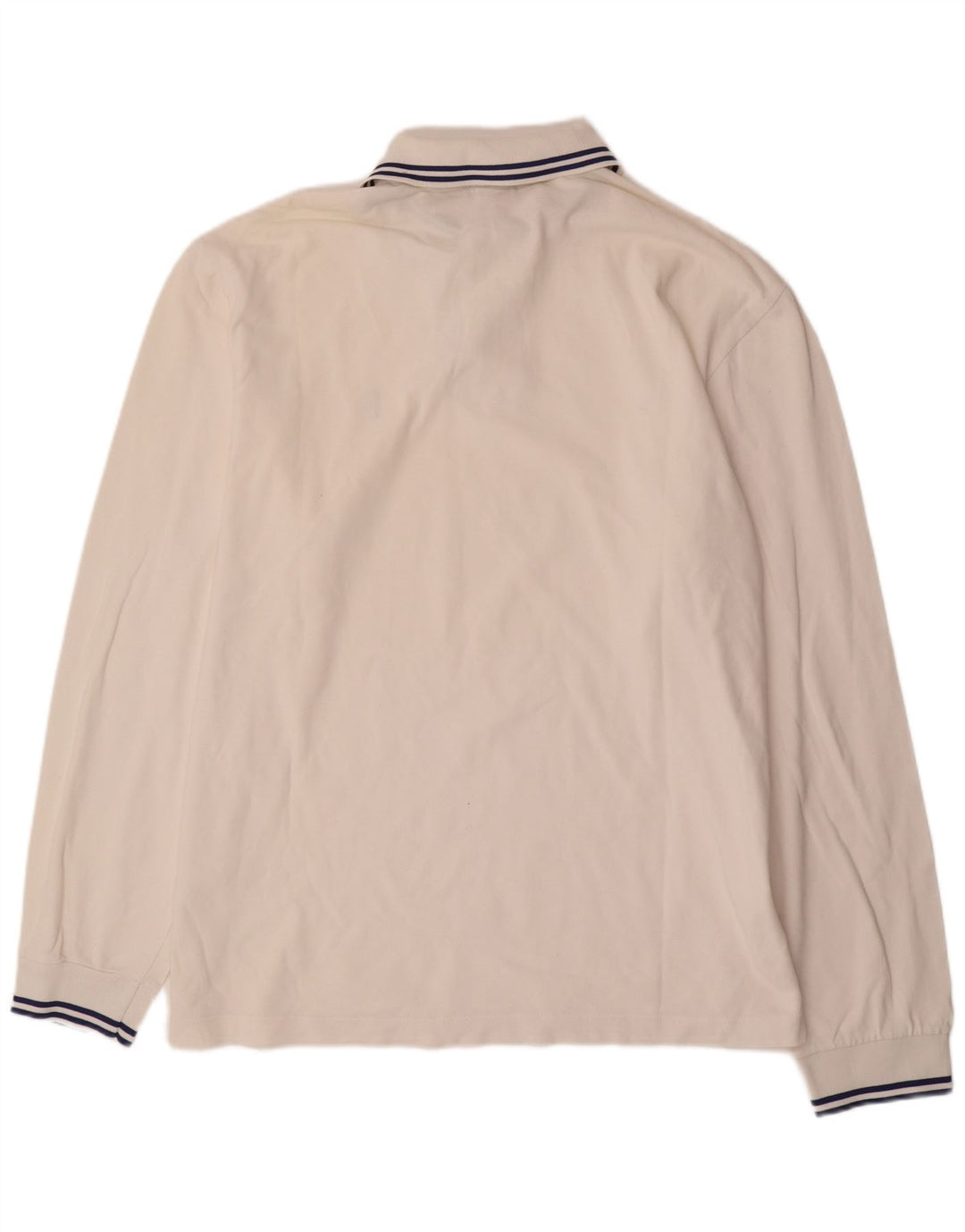 MARINA YACHTING Tricou polo cu mânecă lungă pentru bărbați, bumbac alb 3XL