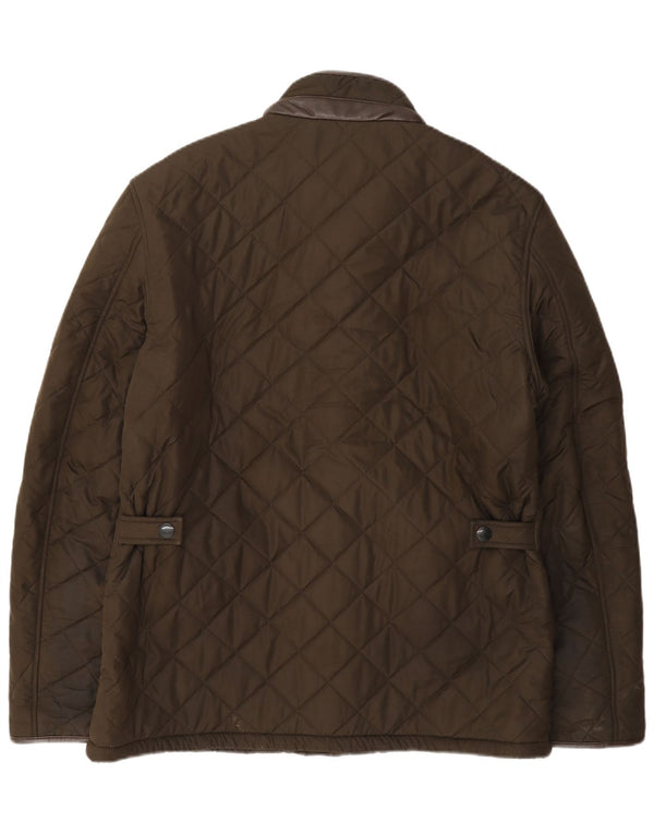 Jachetă matlasată pentru bărbați Barbour UK 40 Poliester kaki mare