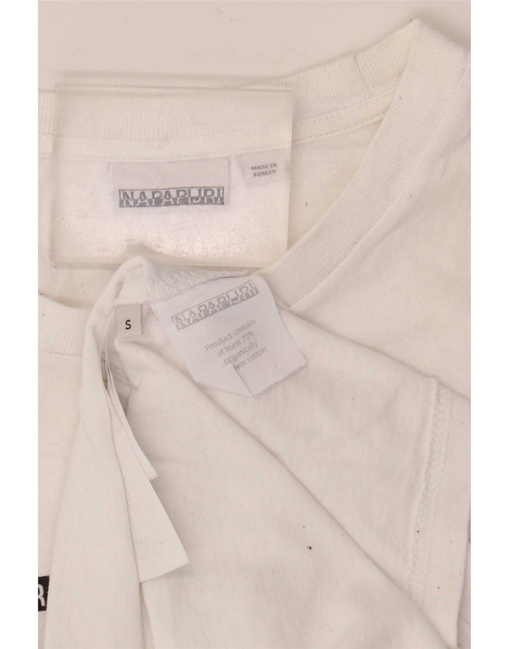 Tricou grafic pentru bărbați Napapijri Top mic alb