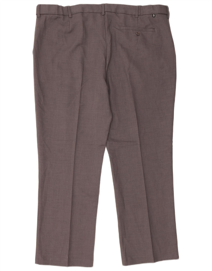 Farah Pantaloni Chino Drepți Bărbați L42 L29 Gri Poliester