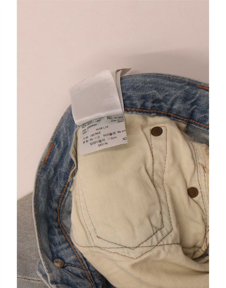 Blugi drepti pentru bărbați Levi's 501 W38 L34 Blue Viscose