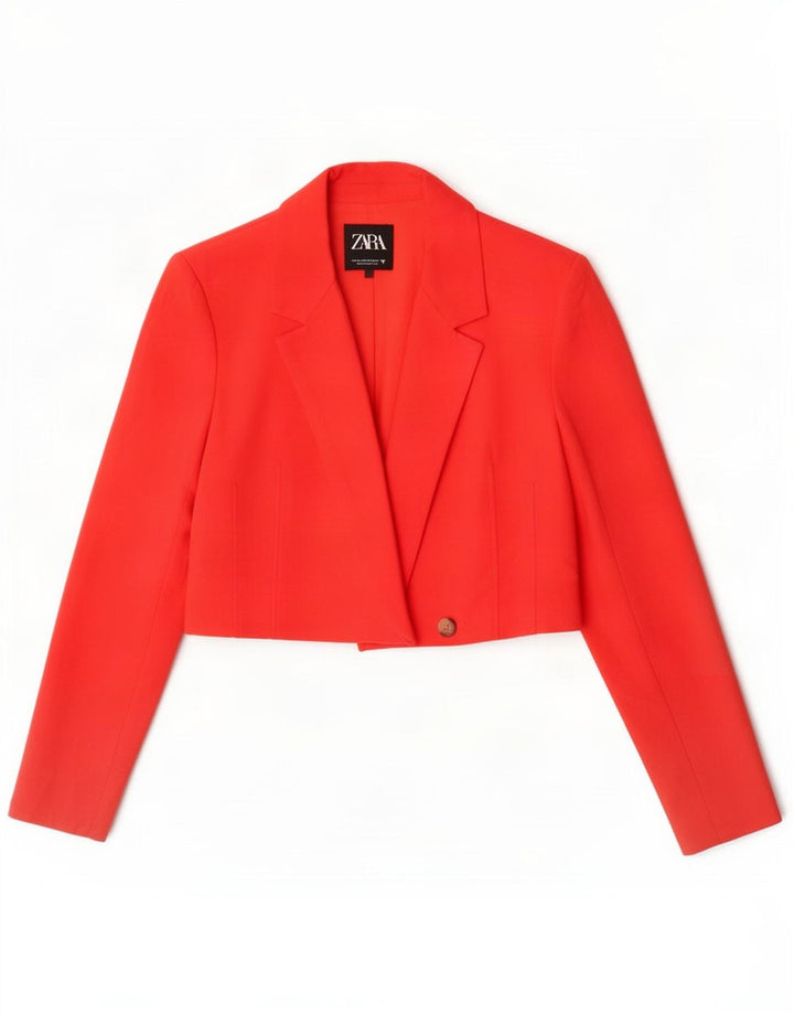 Jachetă Bolero pentru femei Zara UK 6 XS Roșu
