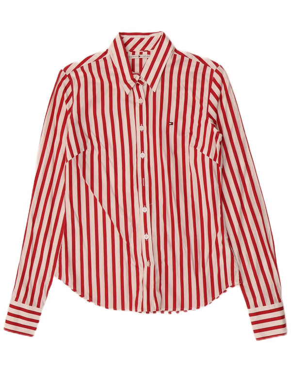 Cămașă Tommy Hilfiger pentru femei US 6 Medium Red Striped Bumbac