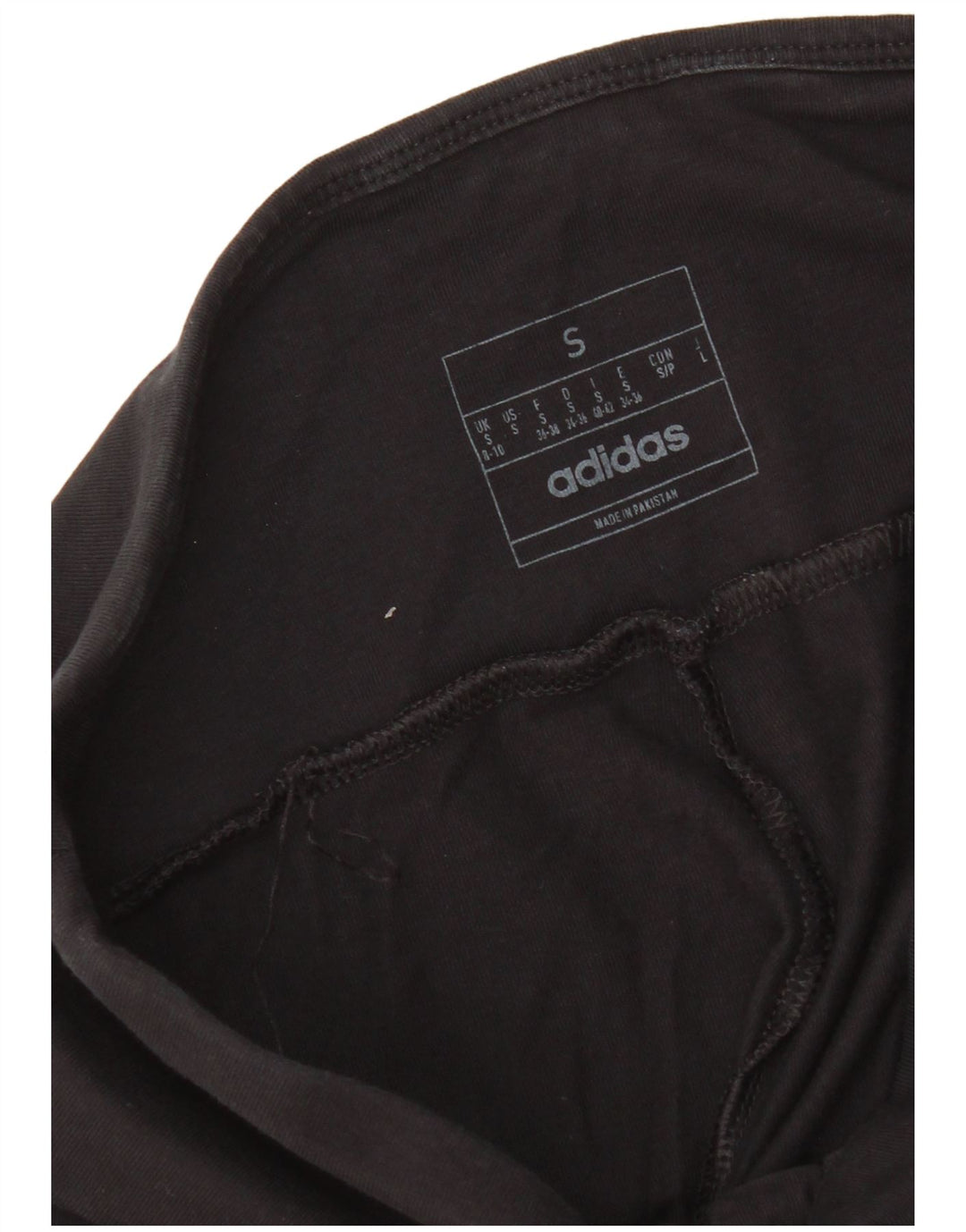 Leggings grafic Adidas pentru femei UK 8/10 Small Black