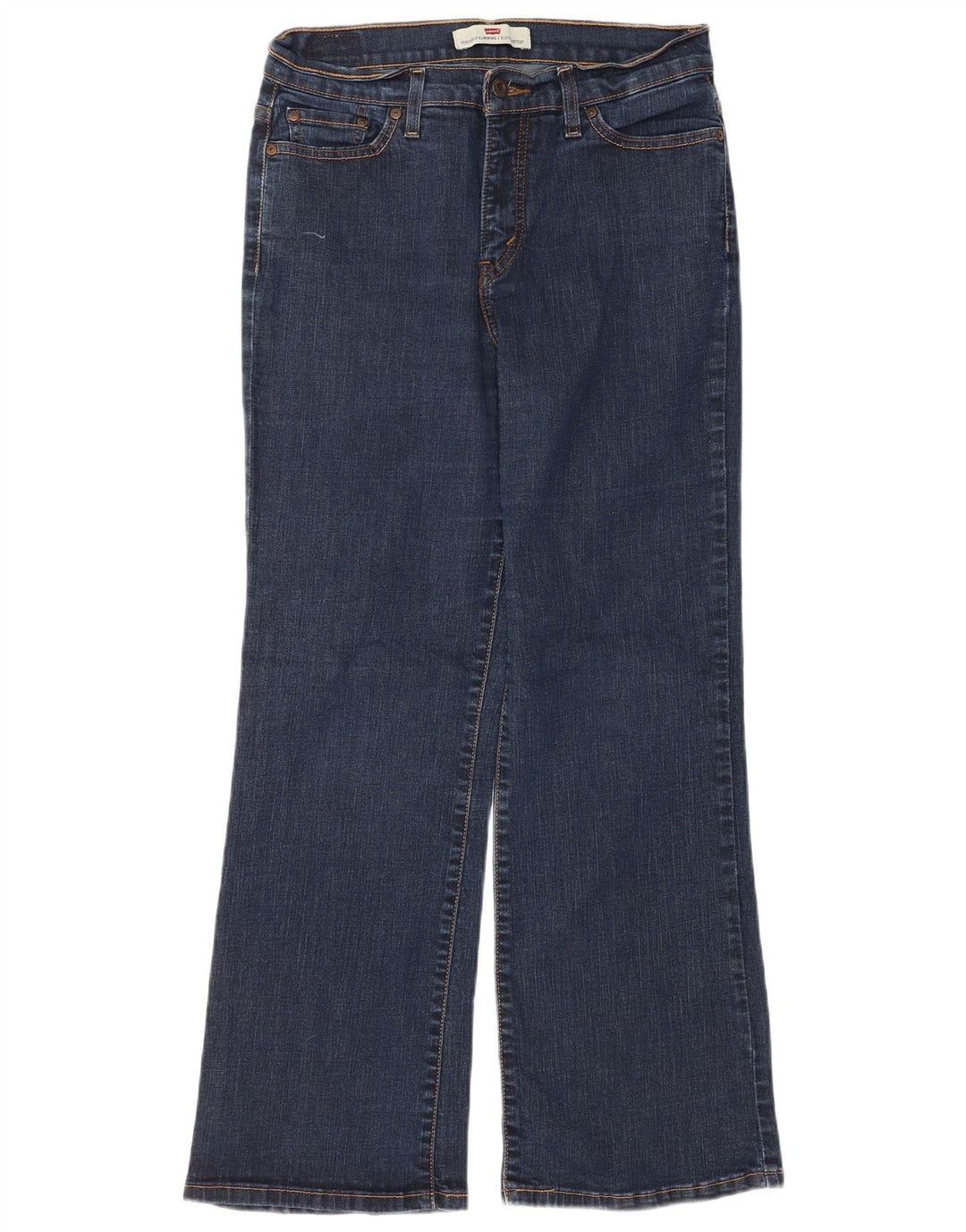 Jeans Levi's 512 Perfectly Slimming Bootcut W31 L30, bumbac albastru