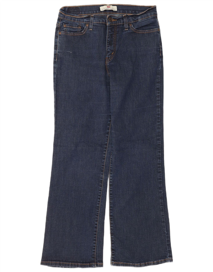 Jeans Levi's 512 Perfectly Slimming Bootcut W31 L30, bumbac albastru