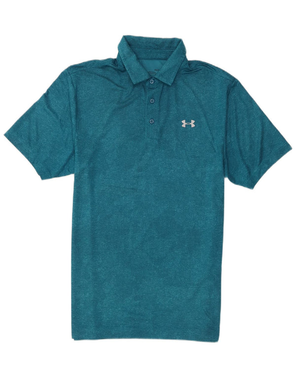 Tricou polo Under Armour Heat Gear pentru bărbați, albastru mic