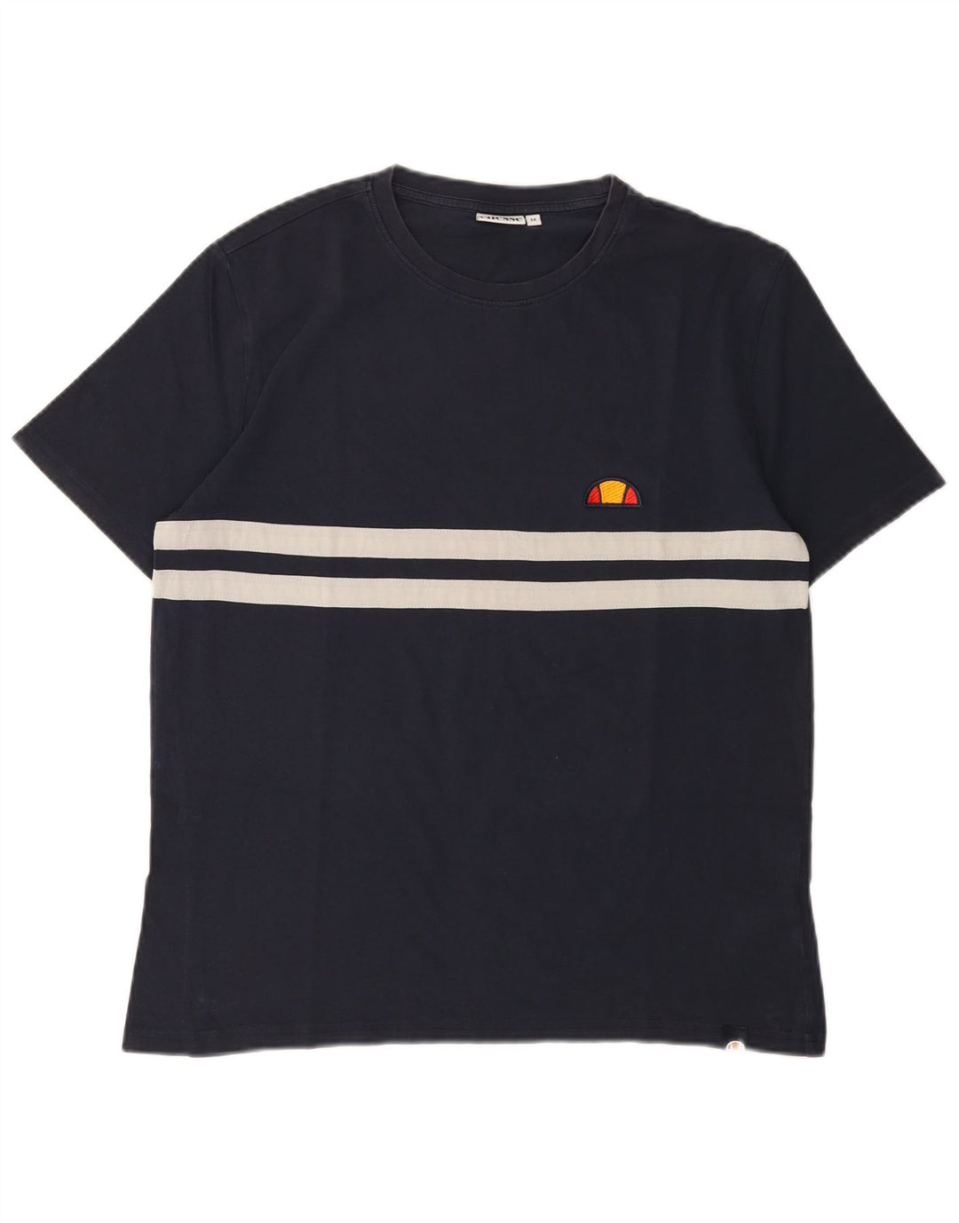Tricou pentru bărbați Ellesse Top Mediu Bleumarin, Bumbac cu dungi
