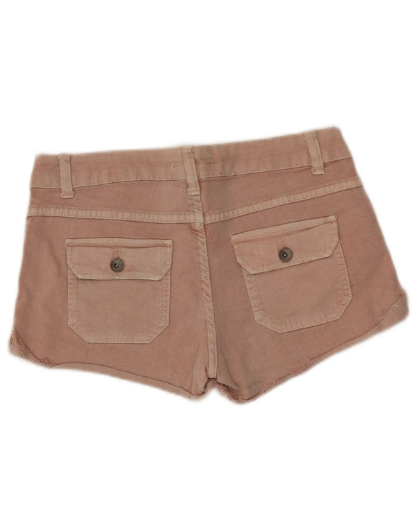 Pantaloni scurți din blugi Trafaluc pentru femei Zara EU 38 Small W28 Pink Bumbac