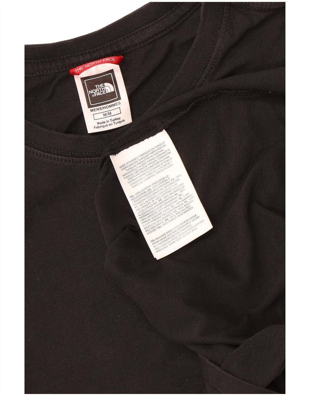 Tricou grafic pentru bărbați THE NORTH FACE Top Medium Black Bumbac