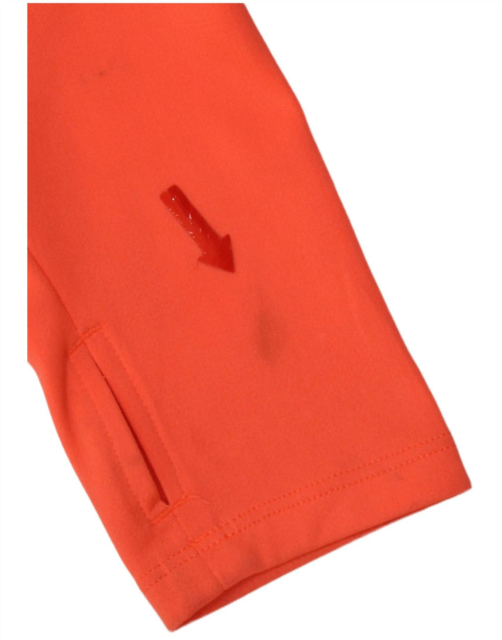 Top de trening Nike Dri Fit Graphic Pulover pentru femei UK 10 Small Orange
