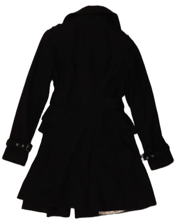 Palton prințesă Guess pentru femei UK 12 Medium Black Wool Classic