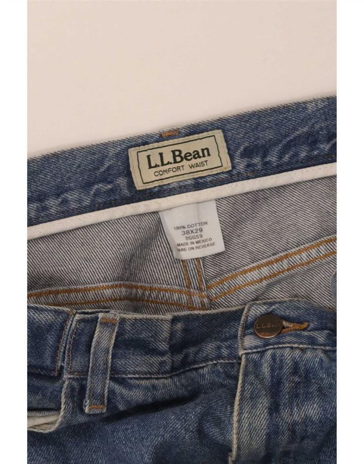 Blugi drepti pentru bărbați L.L.Bean W38 L29 Bumbac albastru