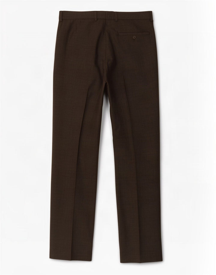 Pantaloni de costum pentru bărbați Marks & Spencer L32 L31 Maro Poliester