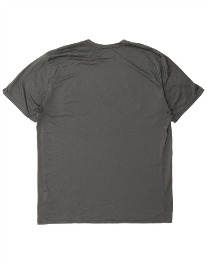 Tricou grafic Nike Dri Fit pentru bărbați Top XL poliester gri