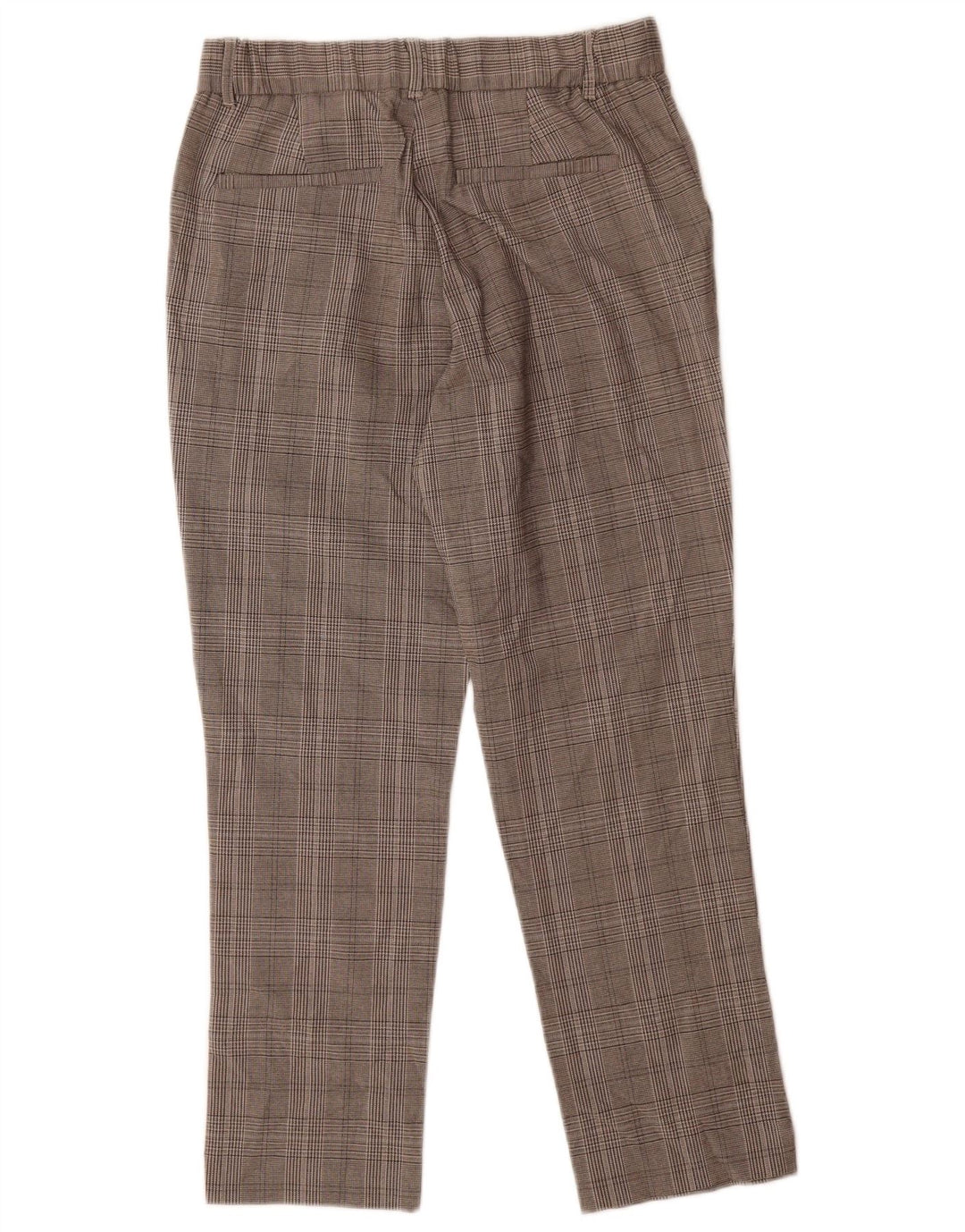 Pantaloni de costum crop slim pentru femei Zara Mici L26 L24 Gri Houndstooth