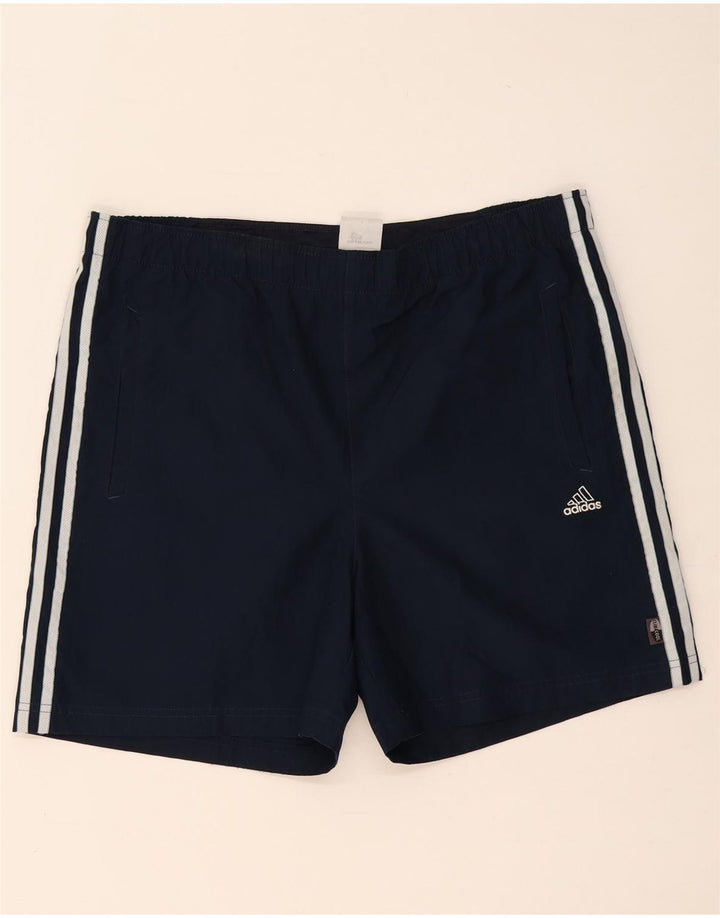 Pantaloni scurți sport pentru bărbați Adidas Climacool, poliester mediu bleumarin