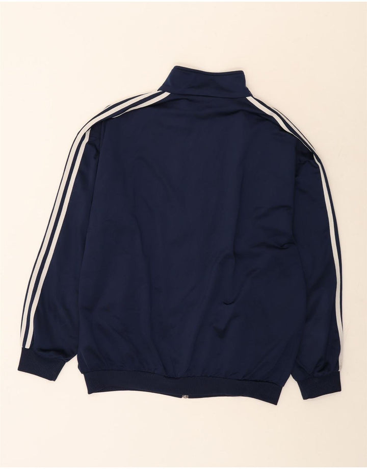 Jachetă de trening pentru bărbați Adidas UK 44/46 Poliester mare, albastru bleumarin