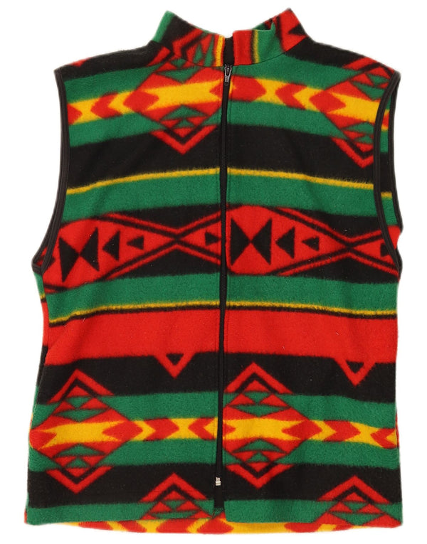 Gilet vintage pentru bărbați din lână UK 38 Medium Multicolor Geometric