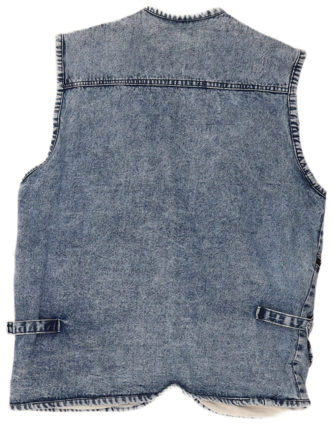 VINTAGE Gilet bărbătesc din denim UK 44 2XL Albastru