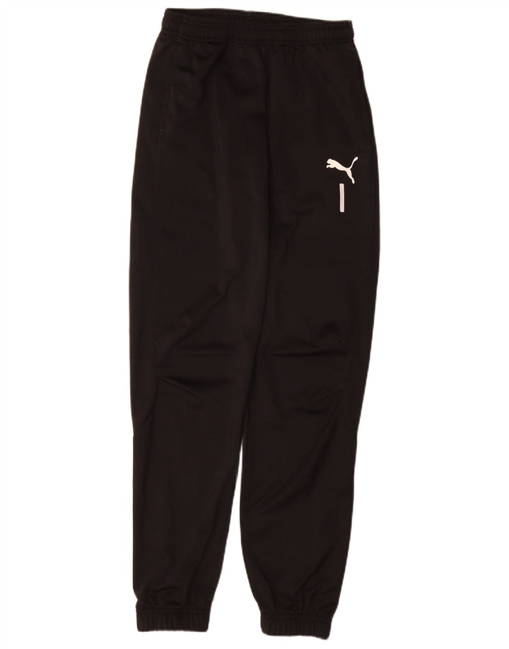 Puma Băieți Pantaloni Trening Pantaloni Joggeri 13-14 Ani Poliester Negru
