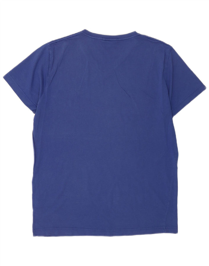 Tricou pentru bărbați Gant Slim Fit Top mare, albastru, bumbac