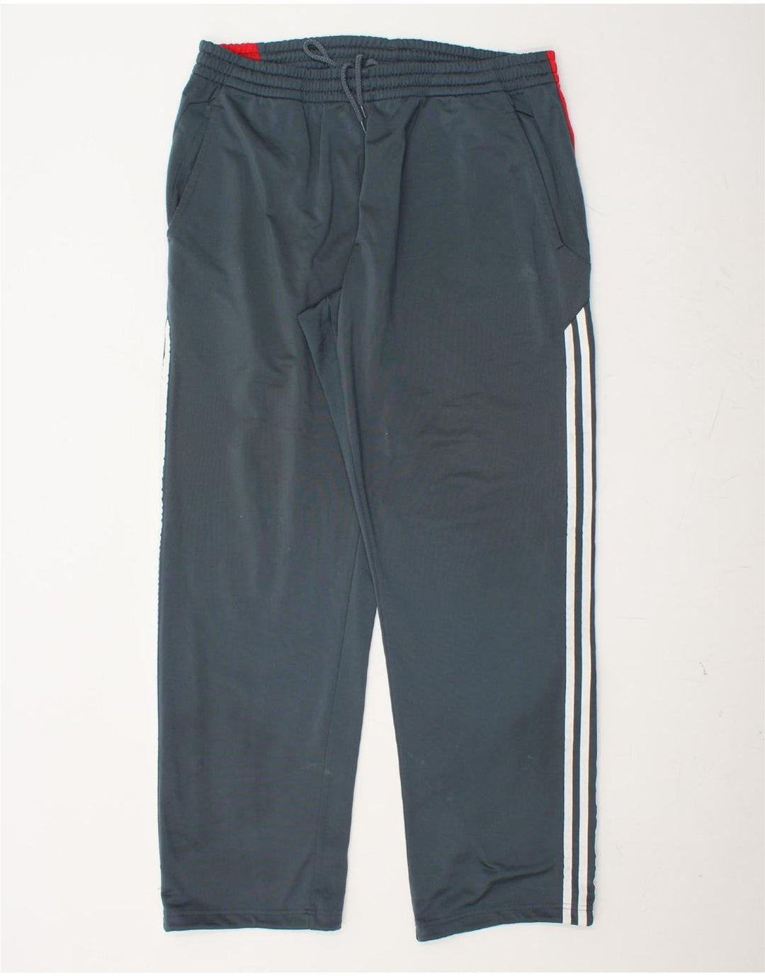 Pantaloni de trening ADIDAS pentru bărbați Marea Britanie 42/44, mare, albastru, poliester color bloc