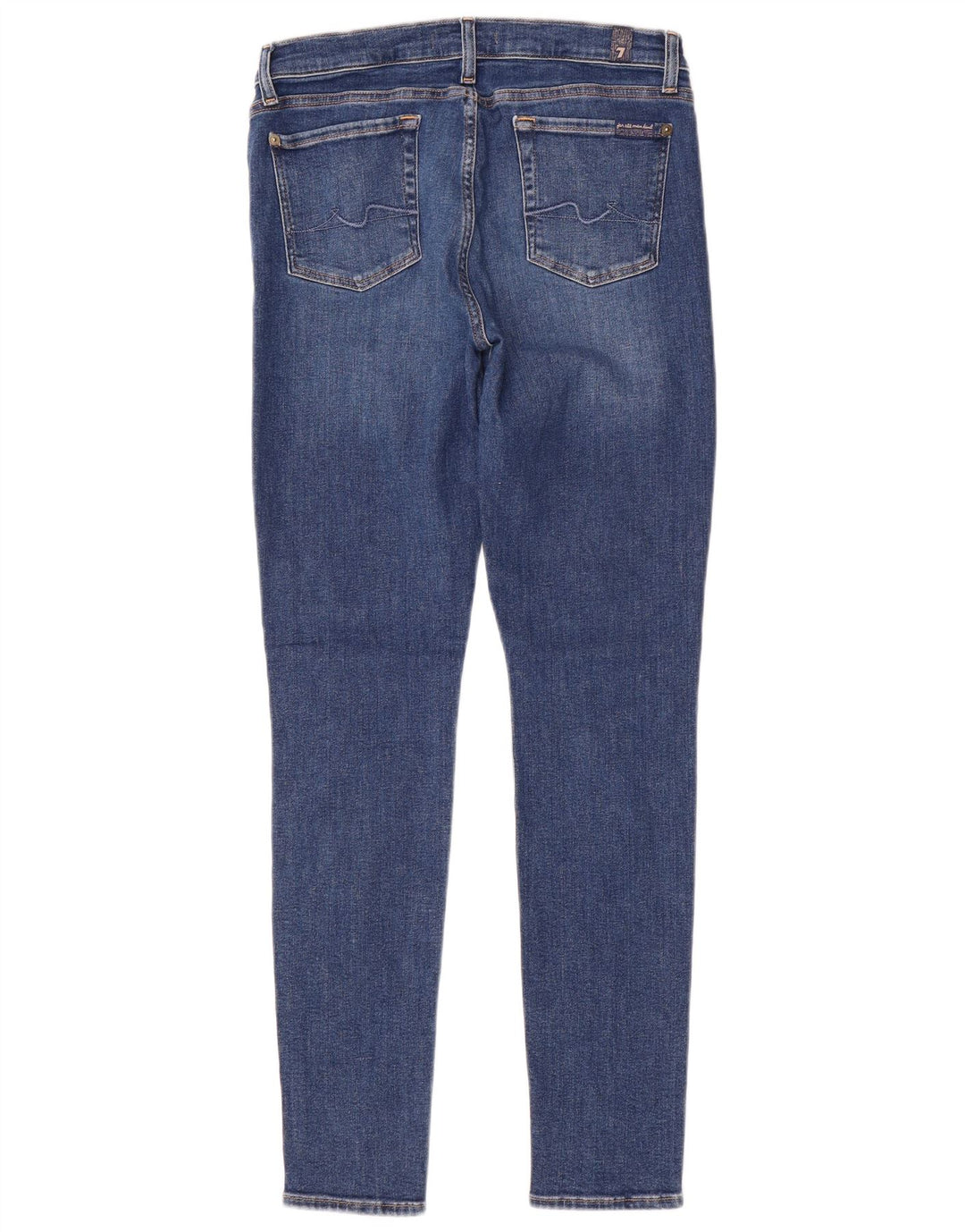 Blugi skinny pentru femei 7 For All Mankind L30 L30 Poliester albastru