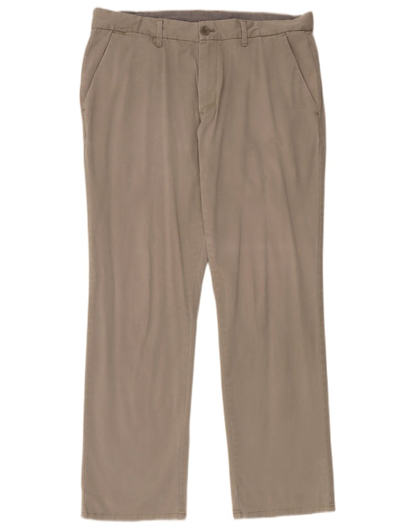 Pantaloni chino drepți Calvin Klein pentru bărbați W36 L32 gri