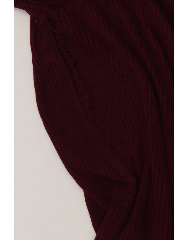 Tricou pentru femei Zara UK 12 Medium Burgundy