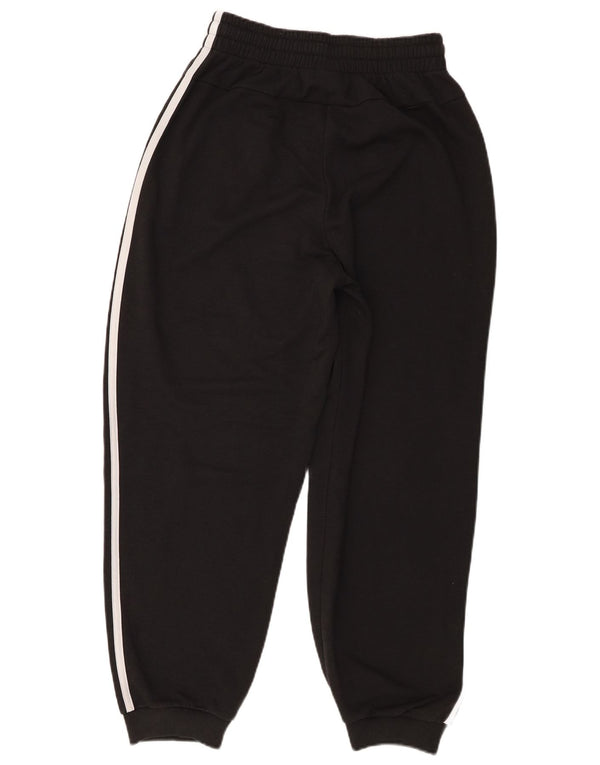 ADIDAS Womens Tracksuit Trousers Joggers UK 8/10 Small  Black Cotton