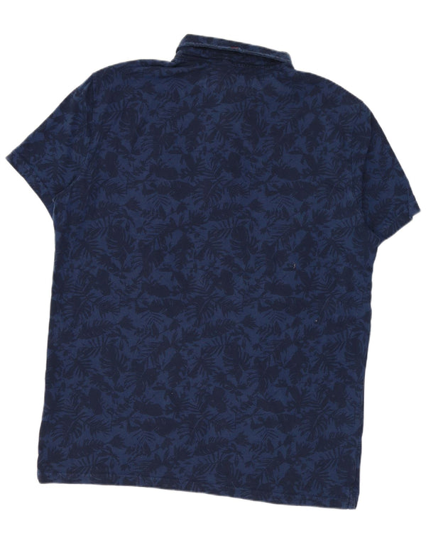 Cămașă polo pentru bărbați Superdry XL, albastru marin, bumbac floral