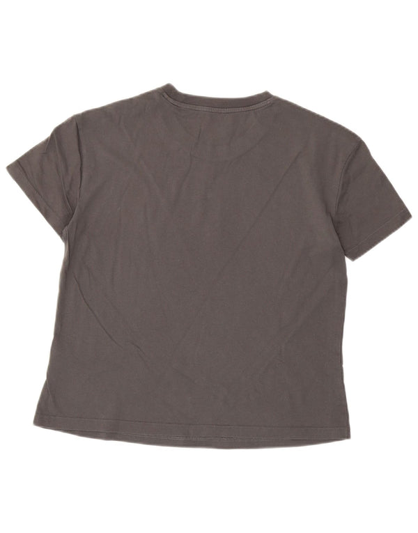 Tricou grafic Adidas pentru femei Top UK 8/10 Small Gri Bumbac