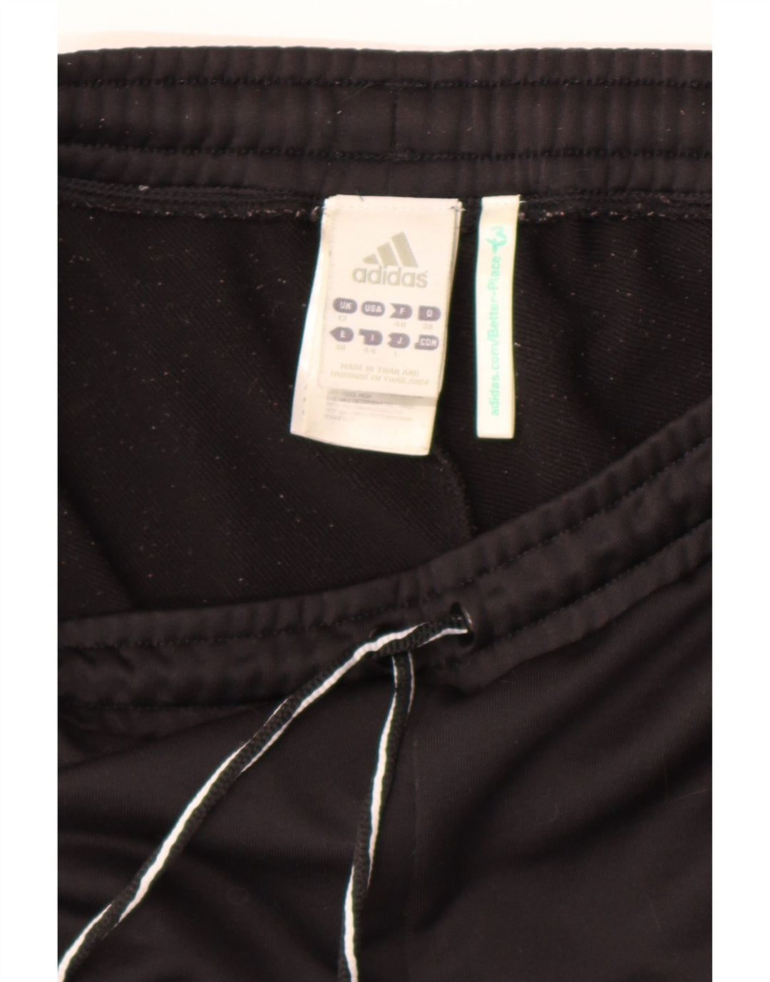 Pantaloni de trening Adidas pentru femei UK 12 Poliester mediu negru