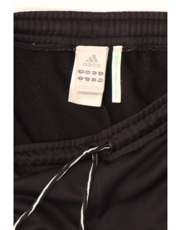Pantaloni de trening Adidas pentru femei UK 12 Poliester mediu negru