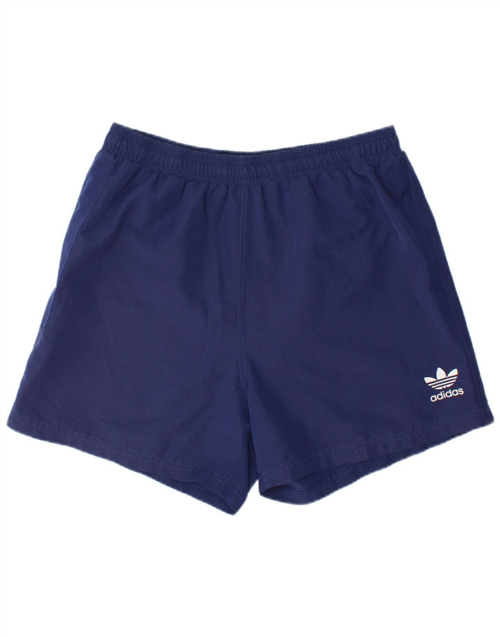 Pantaloni scurți sport pentru bărbați Adidas, mari, albastru, poliester