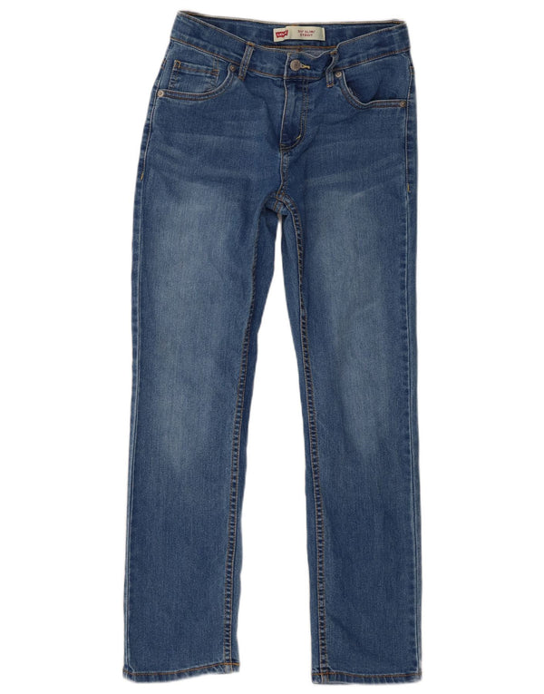 Blugi Levi's 511 Slim 14-15 ani L27 L29 Bumbac albastru