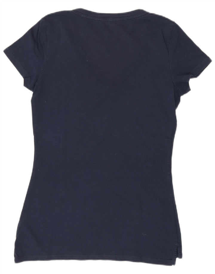 TOMMY HILFIGER Tricou pentru femei Top UK 12 Medium Bleumarin Bumbac