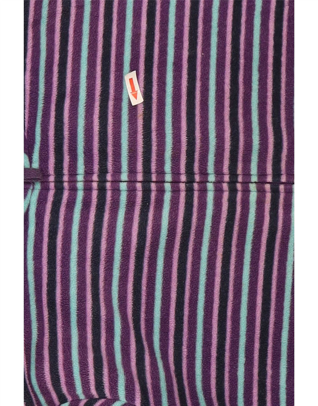 Jachetă fleece pentru femei Marks & Spencer UK 22 2XL Poliester cu dungi violet